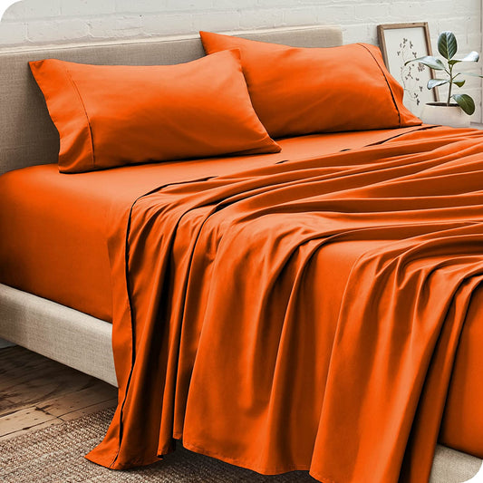 Orange Bed Sheets