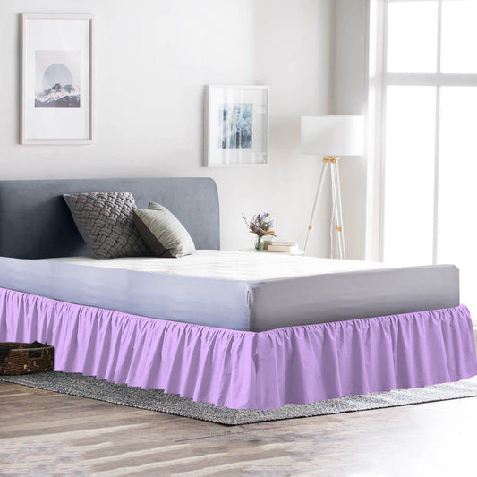 Lilac Ruffle Bed Skirts