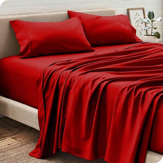 Red Bed Sheets