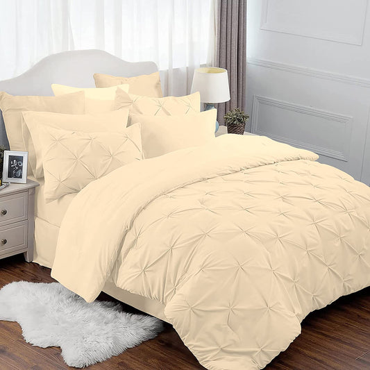 Ivory Pinch Duvet Covers