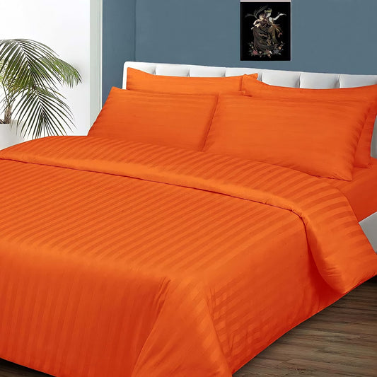 Orange Stripe Duvet Covers