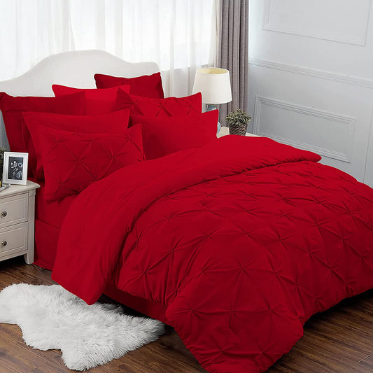 Red Pinch Duvet Covers