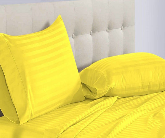 Yellow Stripe Bed Sheets