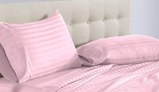 Pink Stripe Pillow Covers