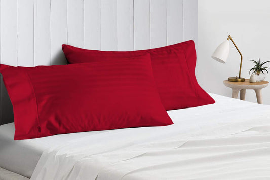 Red Stripe Pillow Covers